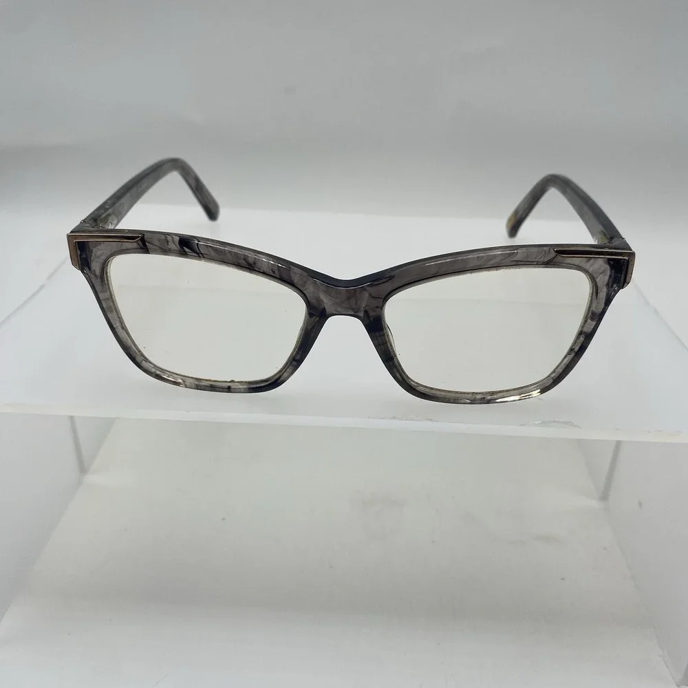 Ted Baker Eyeglasses Women FRAME ONLY 52-17-135 Gray Black 556